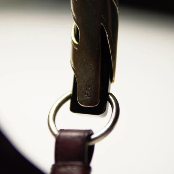 Tom Ford Yves Saint Laurent Purple Satin Mombosa Bag - Picture 8 of 12